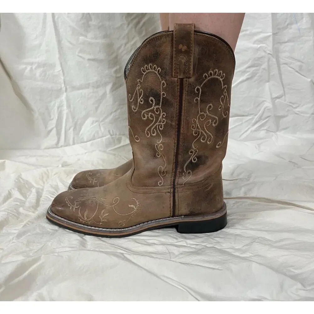 Smoky Mountain Girls Brown Leather Western Cowgirl Rodeo Country 1R